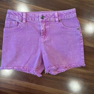 Purple Jean shorts